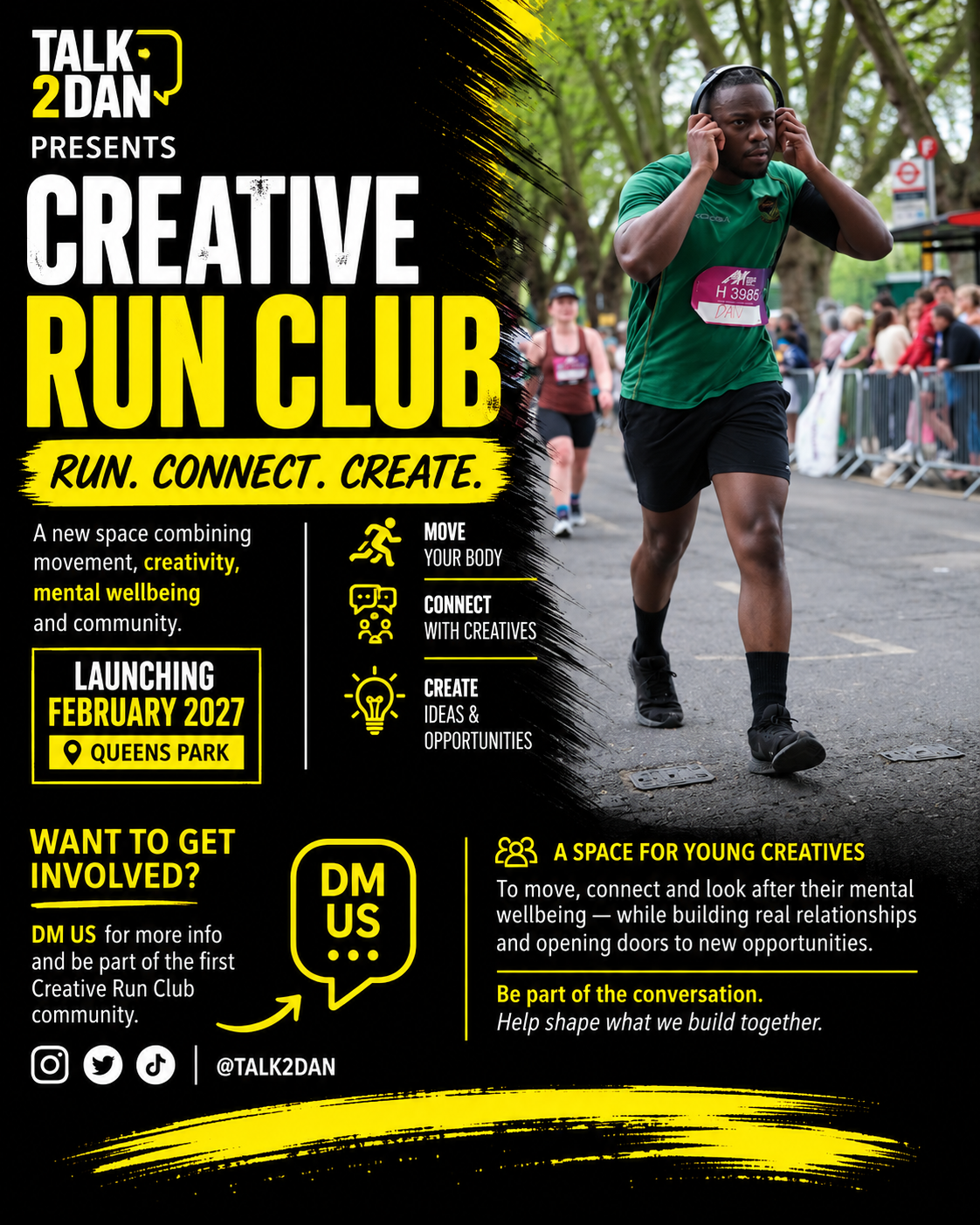 Talk 2 Dan Creative Run Club Launches February 2027